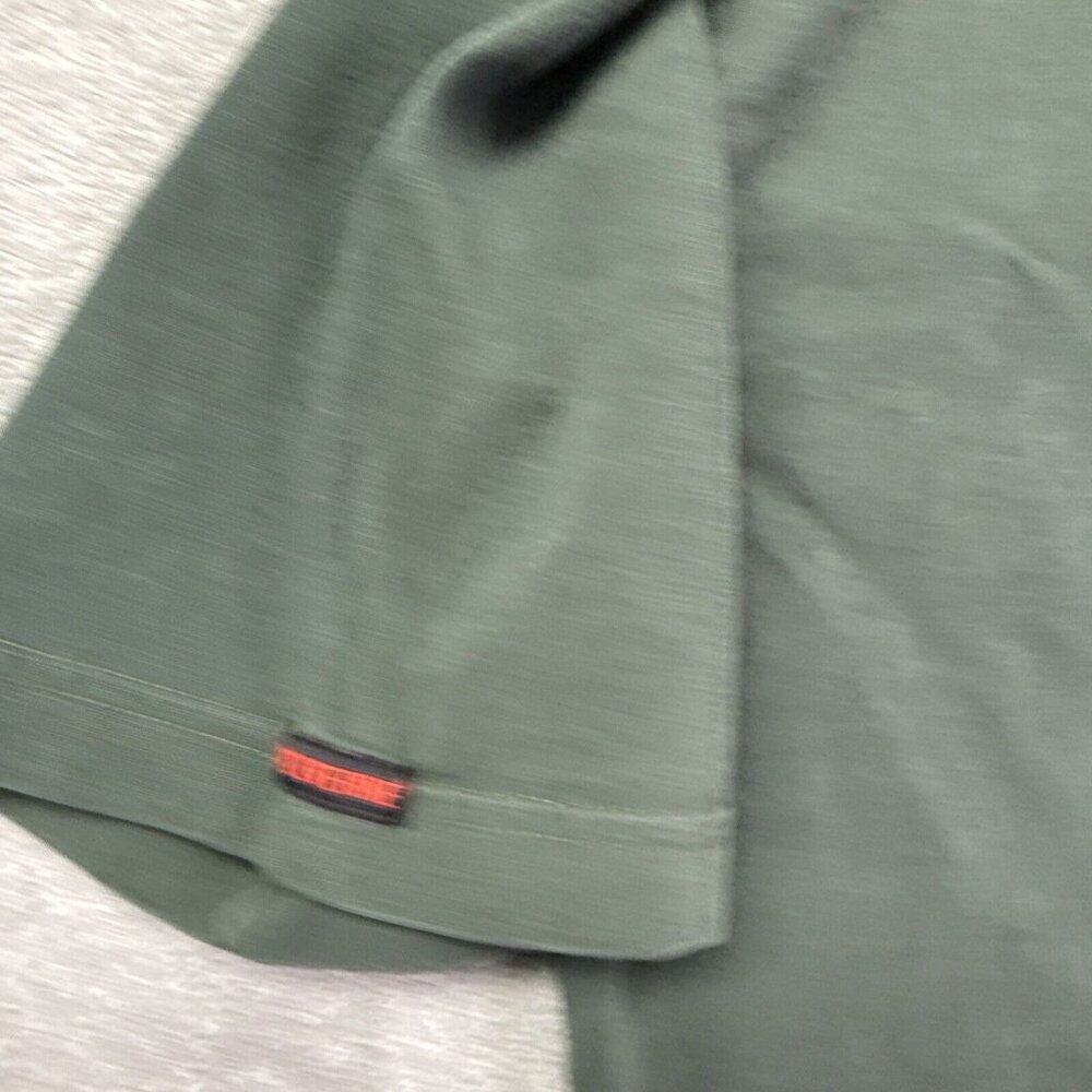 Wolverine Boots And Gear T-Shirt Mens Large Solid Green Front Pocket - Picture 7 of 10